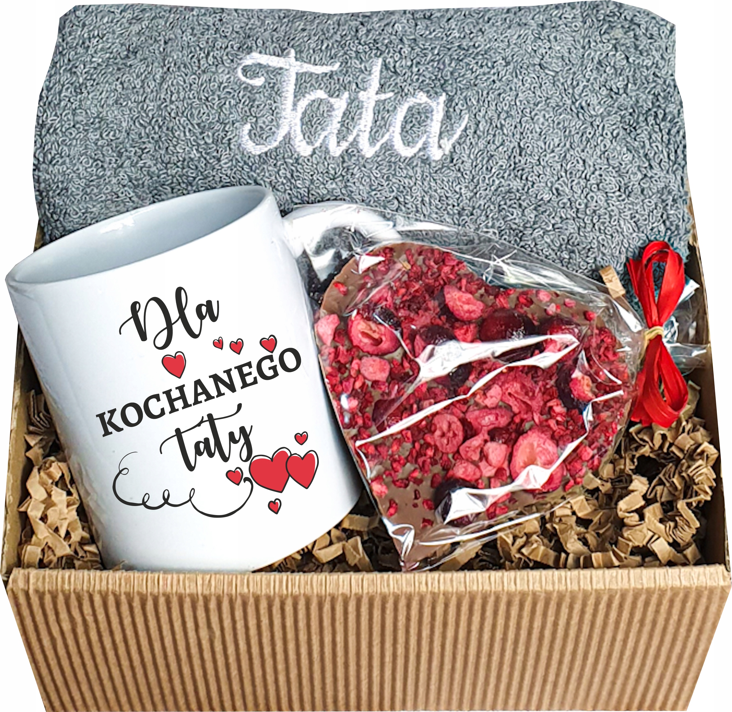 

Na Dzień Taty Ojca Zestaw Kubek Ręcznik