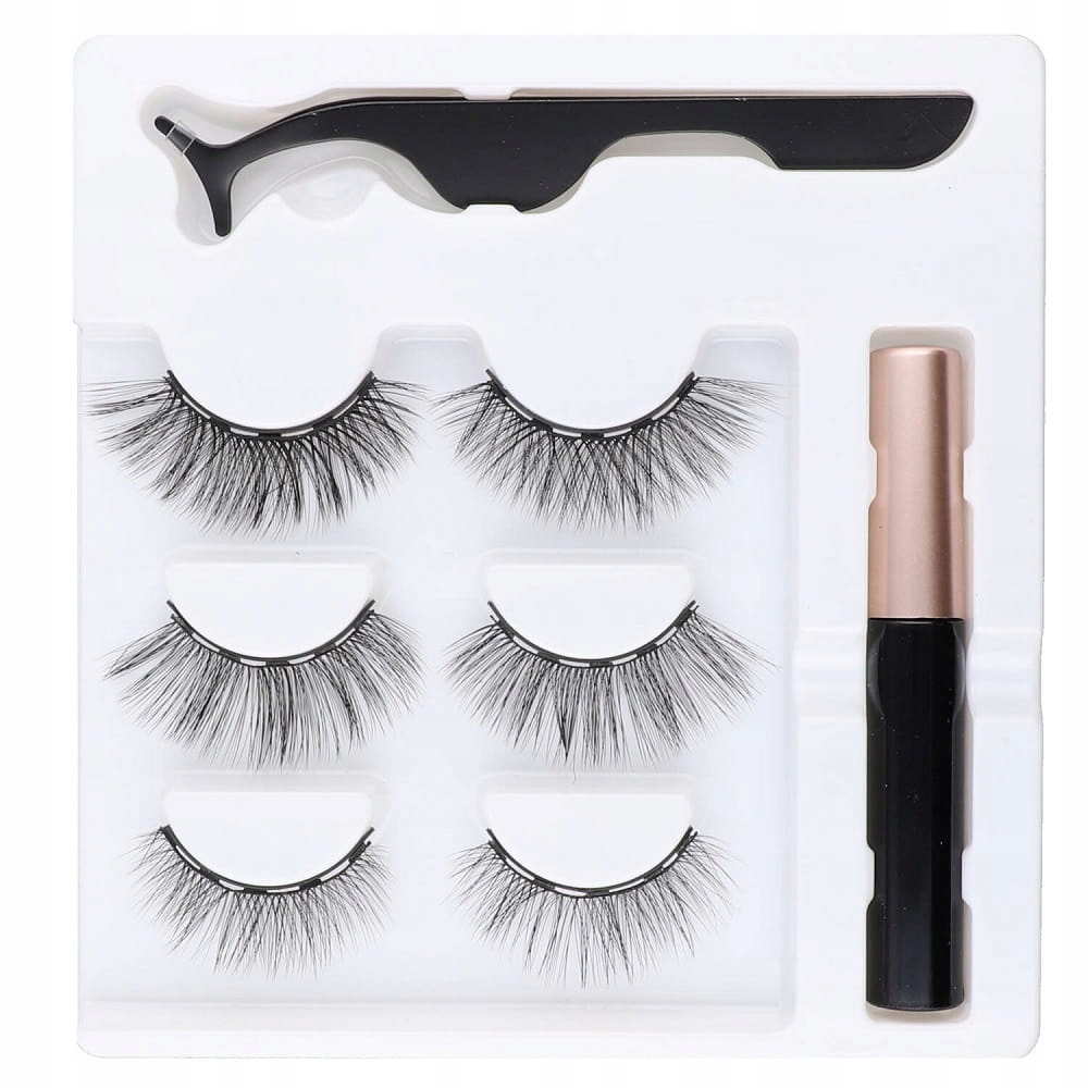 

Rzęsy Magnetyczne 3 Szt Długie Pęseta Eyeliner