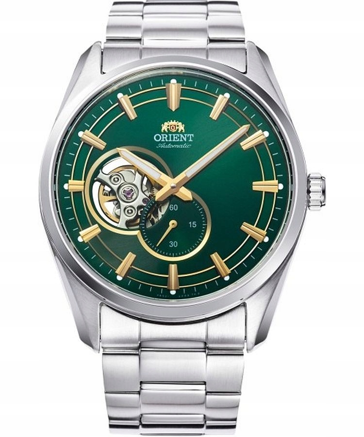 Orient pánské hodinky RA-AR0008E30B automatický zelený safírový ciferník sklo