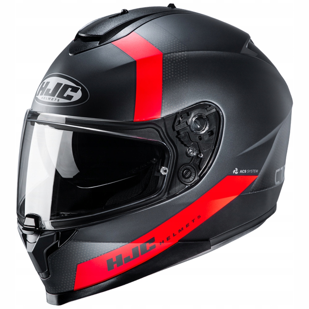 HJC kask C70 EURA black/red S