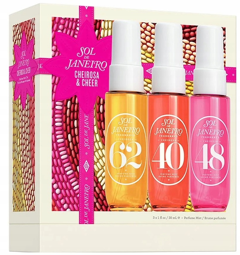 Sol De Janeiro Cheirosa Perfume Mist Set Zestaw Mgielek 3x30ml 40 48 62