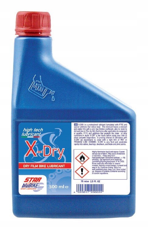 

Smar do łańcucha na suche warunki X-dry 500ml