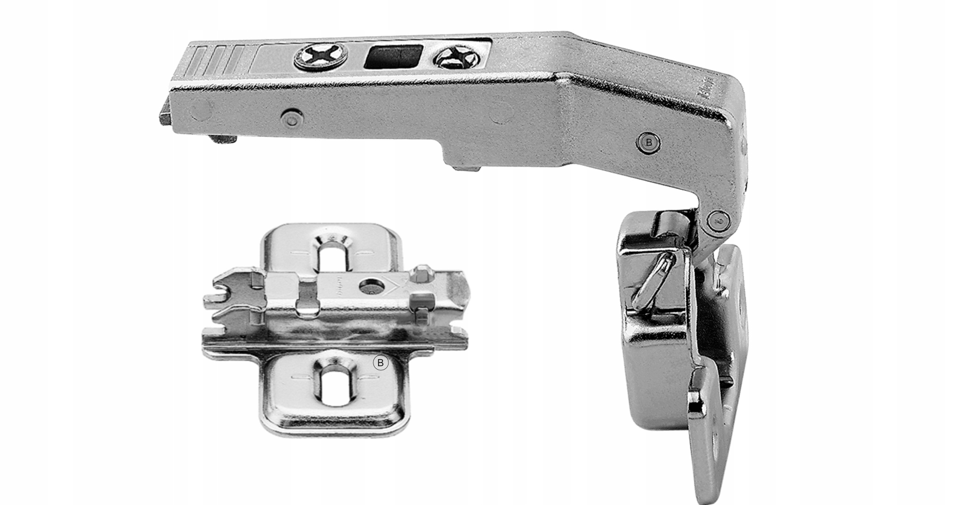 

Blum Zawias meblowy równoległy Clip top 79T9550