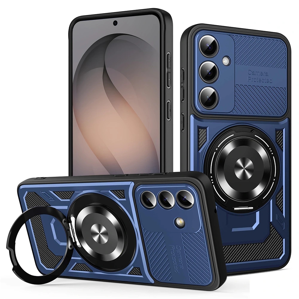 Techsuit Etui RuggedCam z osłoną aparatu do Samsung Galaxy S26 niebieskie