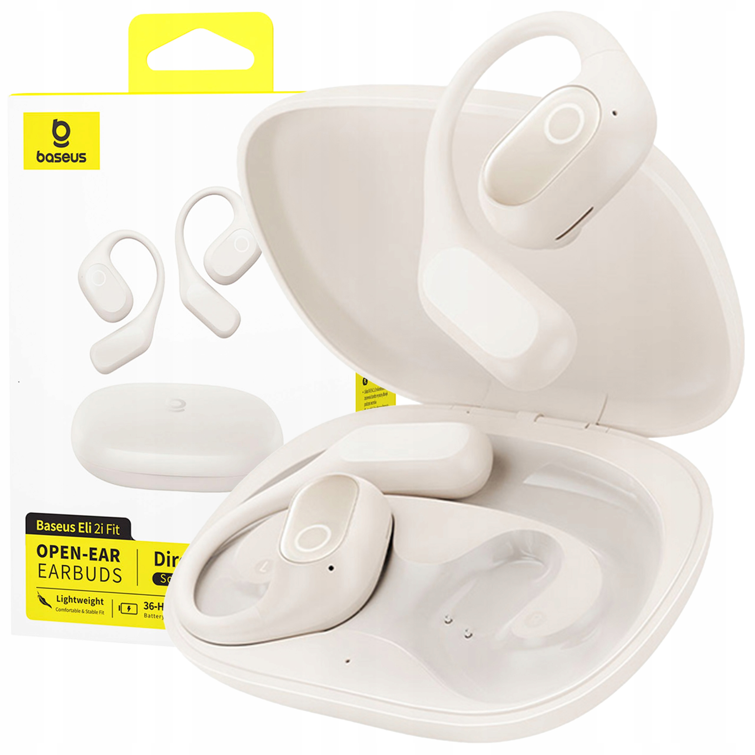 Słuchawki Bezprzewodowe Ows Zauszne Baseus Eli 2i Fit Sportowe Bluetooth