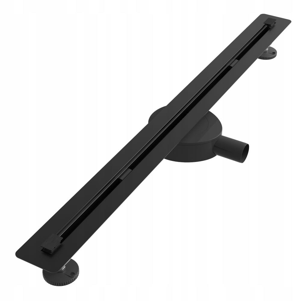 Proline 90 cm čierny lineárny odtok pod dosku z ocele Gamma