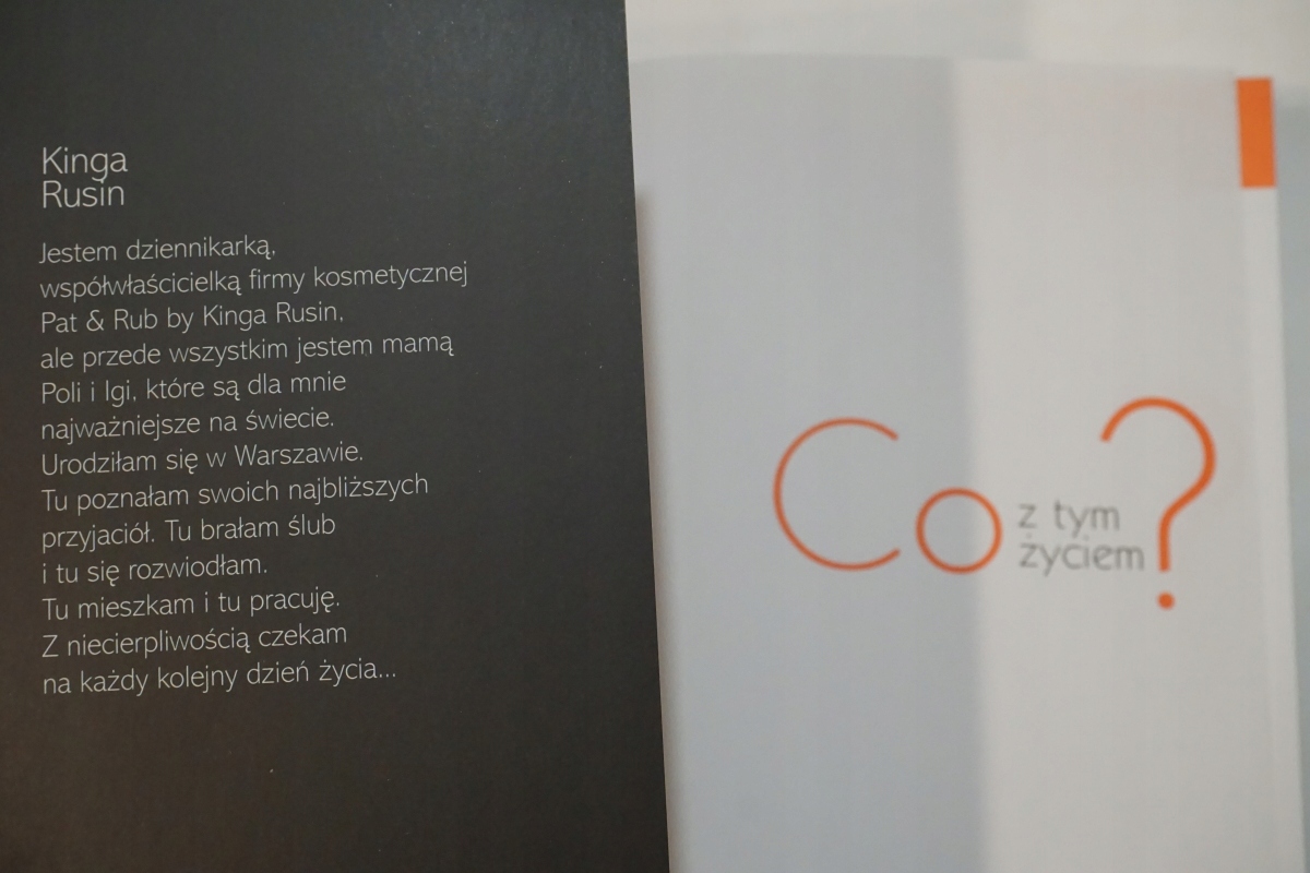 KINGA RUSIN z Z TYM ŻYCIEM Autor Kinga Rusin Małgorzata Ohme