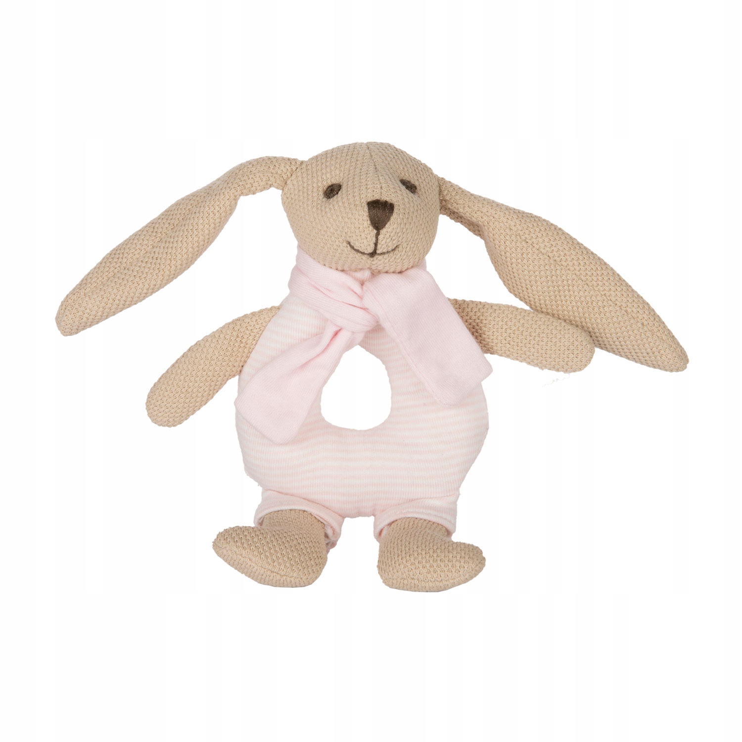 CANPOL Miękka przytulanka grzechotka KRÓLICZEK róż Kod producenta 80/201_pin