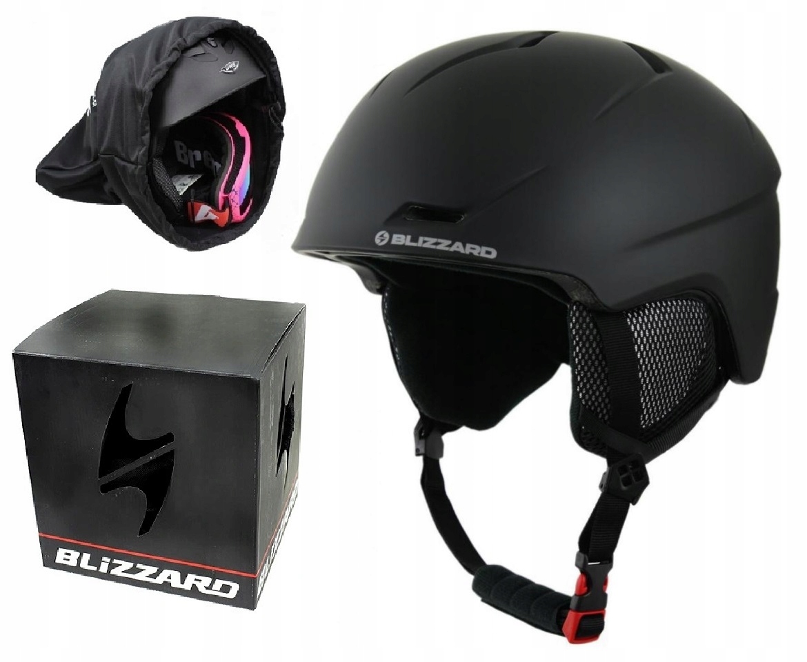Kask narciarski Blizzard Spider black mat 60-63 L +pokrowiec