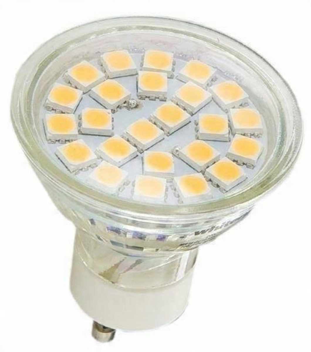 

Źródło Led 24xSMD5050 MR16 GU10 3.5W 230V ciepłe