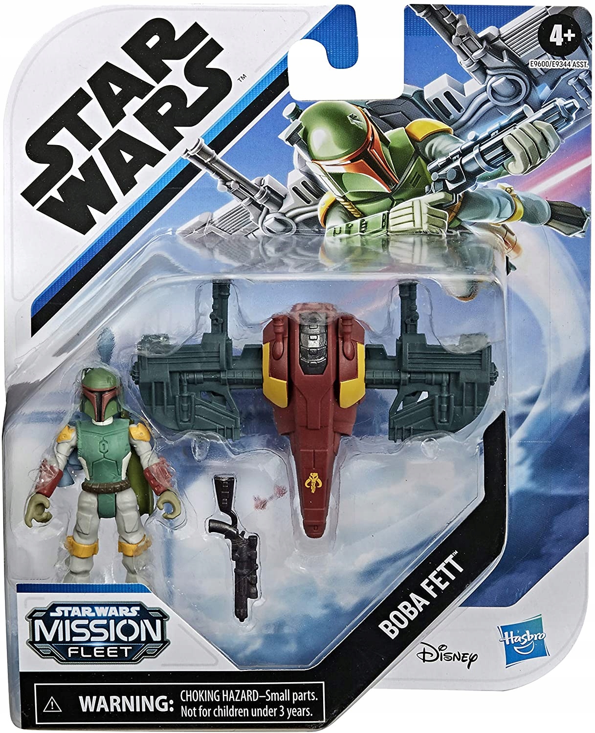 STAR WARS MISSION FLEET FIGURKA BOBA FETT + PLECAK