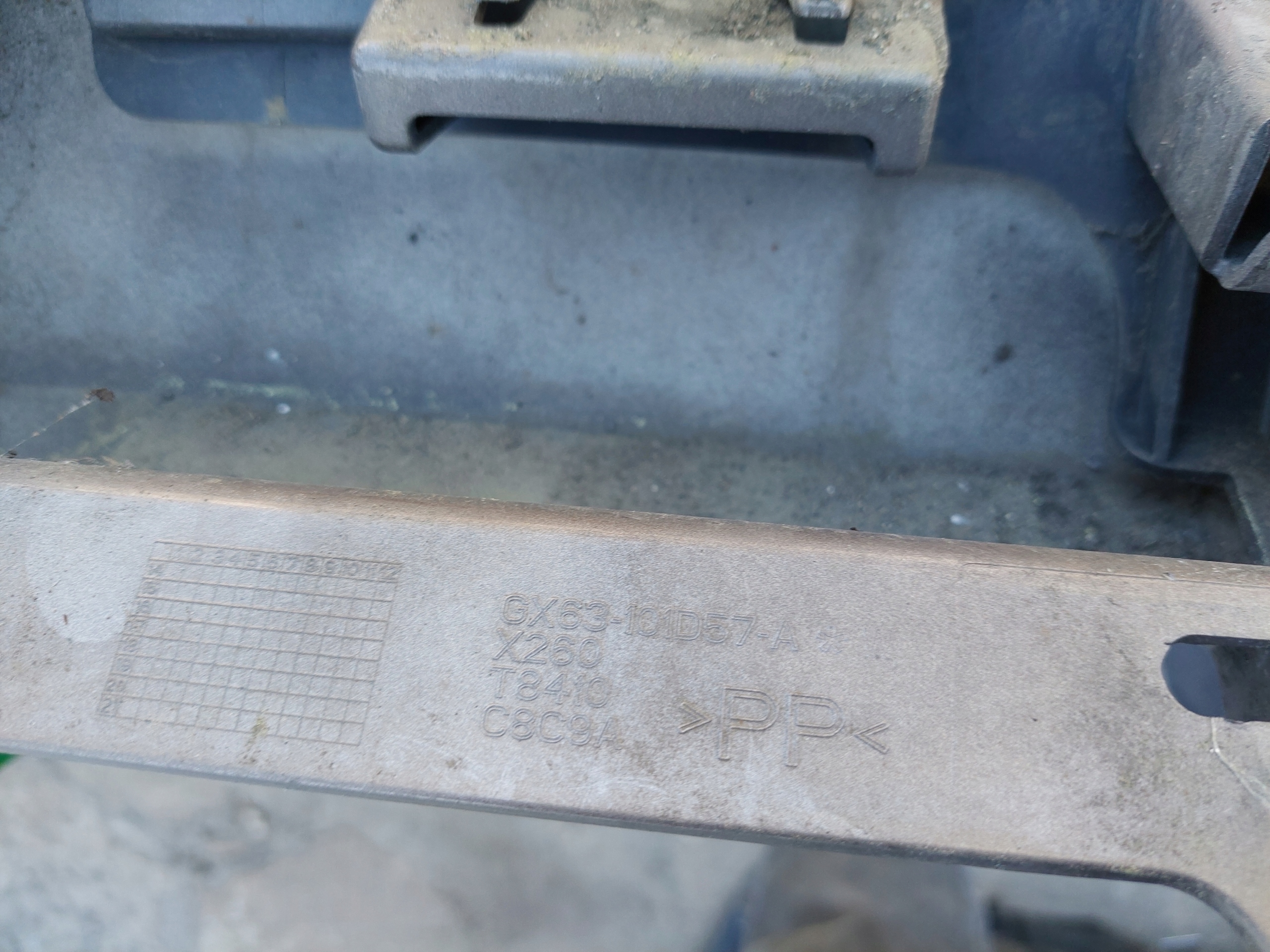 moulding threshold left threshold left GX63-101D57-A JAGUAR XF II X260 BAG