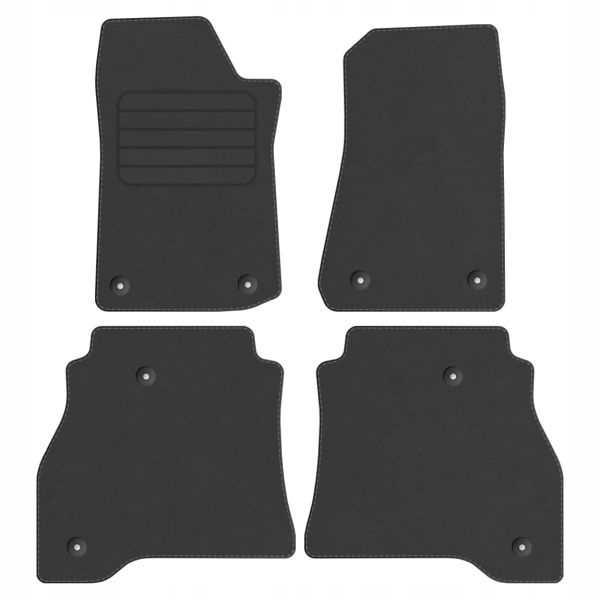 Jeep Gladiator 19 – velurové koberce Comfort Grafit