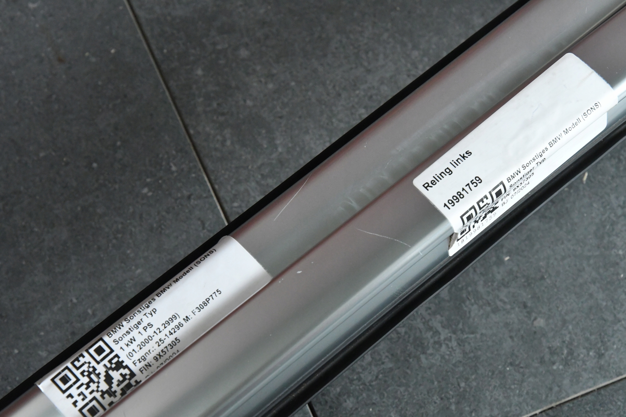 Dachreling dach BMW X3 G45 ORYGINALNE