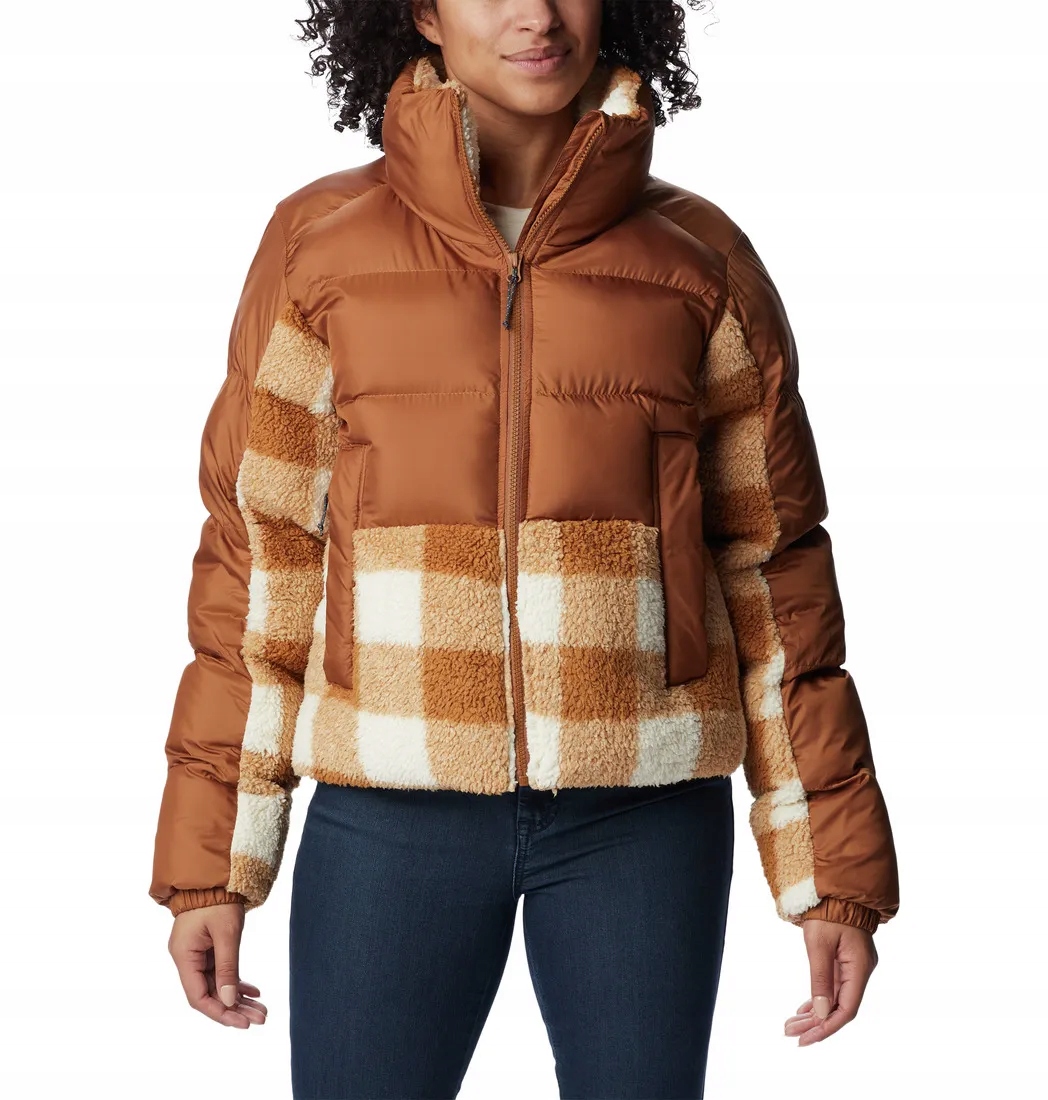 Kurtka Puchowa Columbia Leadbetter Point Sherpa Hybrid Damska
