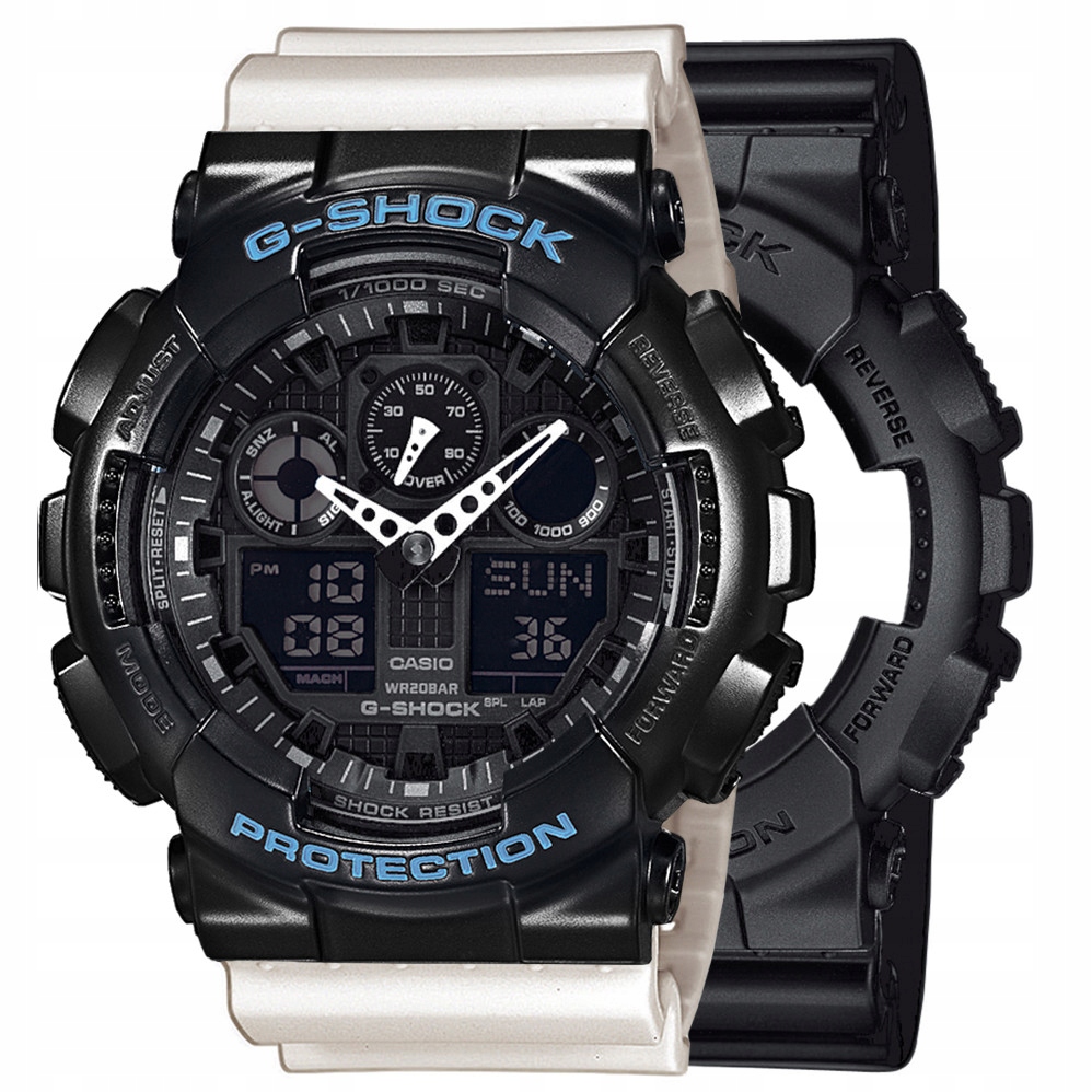 Hodinky Casio G-Shock Set GA-100-1A1ER Bezel 10514393 Řemínek 10395227