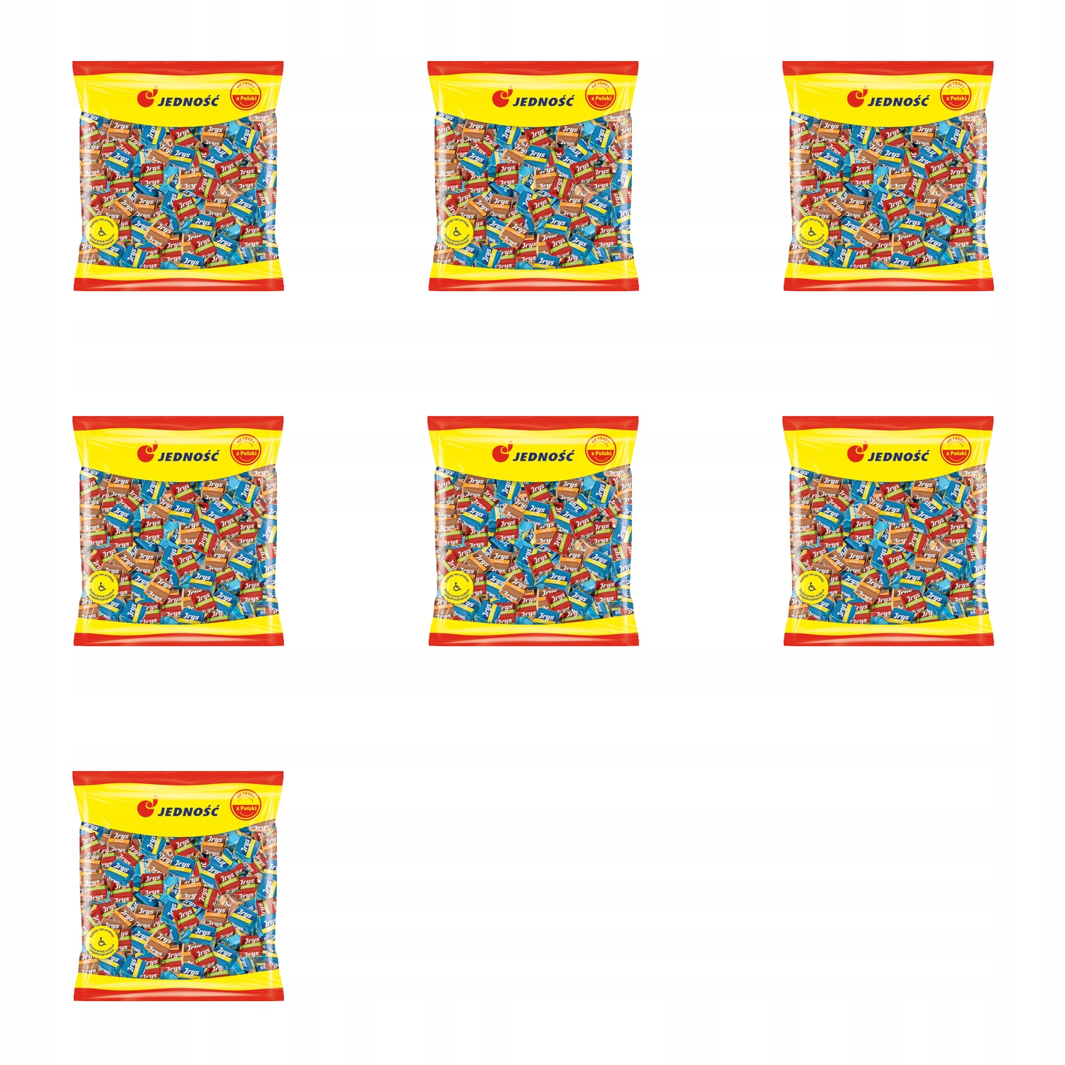 Levně 7x Jedność iris mix 1kg