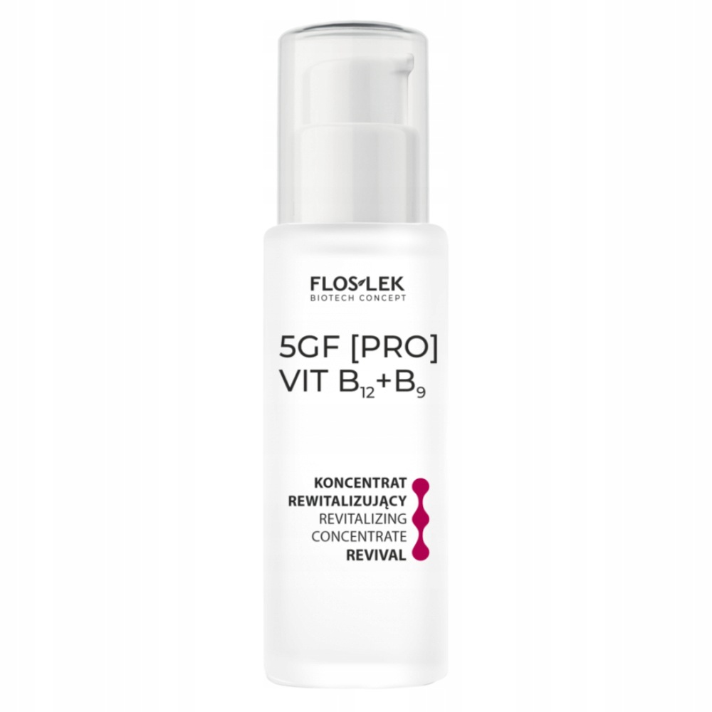 Floslek 5GF [pro] Vit B12+B9 revitalizační koncentrát na obličej Revival 30