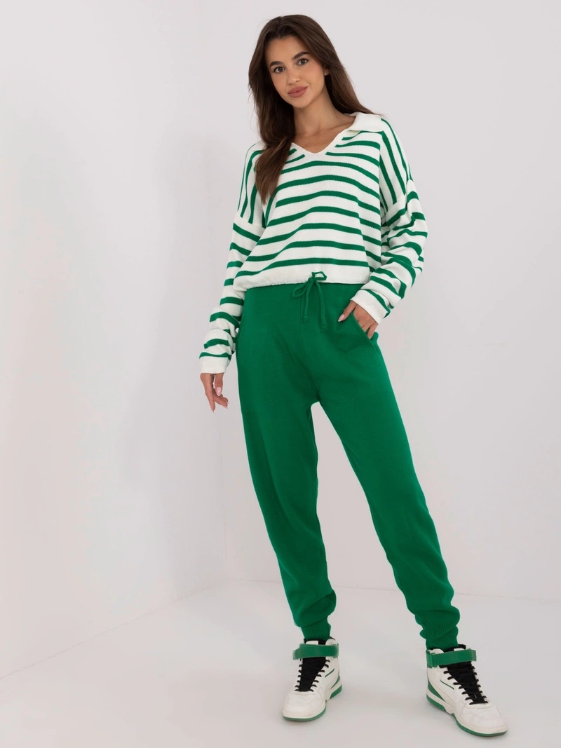 Komplet Svetr A Kalhoty 0610 Zelený Univerzální