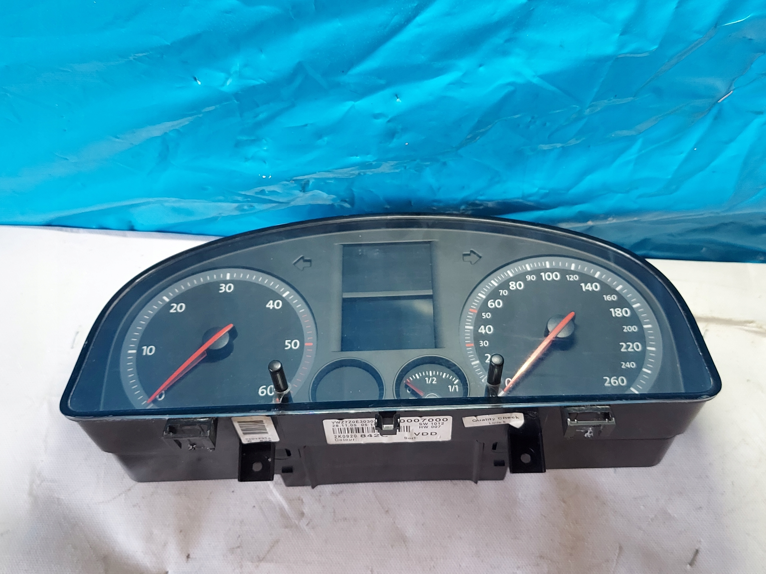 dials clock VW CADDY III 2.0 SDI 02K0920842C