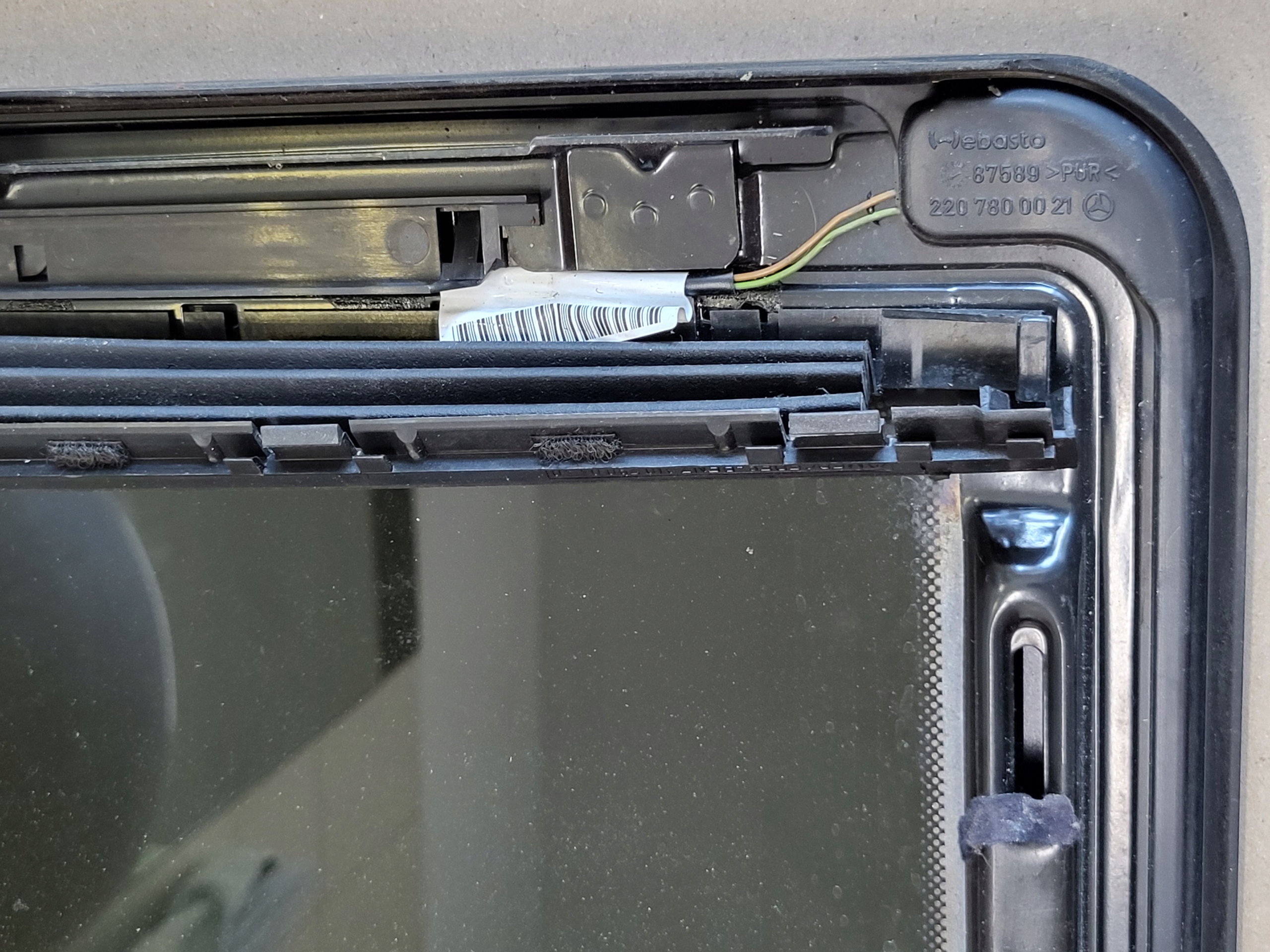 FENSTER Schiebedach MERCEDES S W220 OE