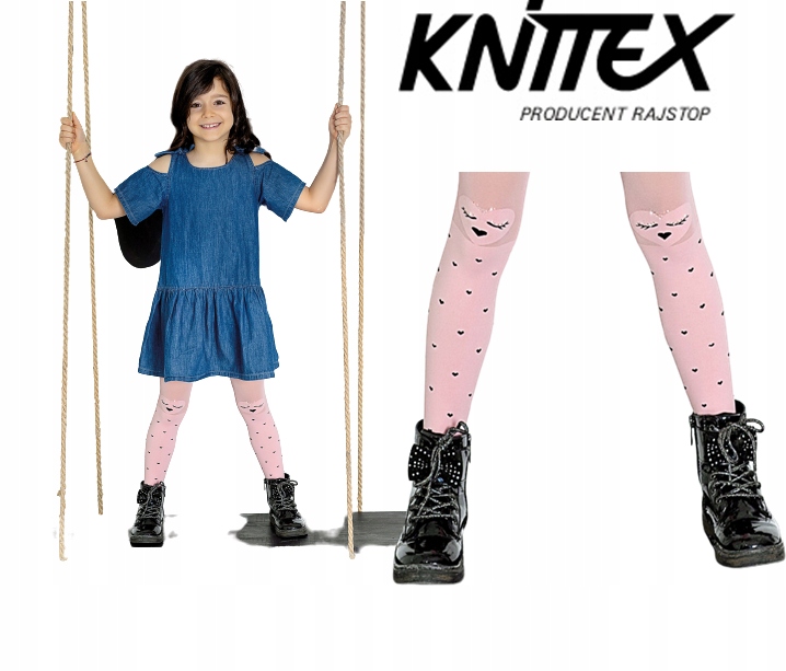 

Knittex rajstopy dziecięce Vivienne białe 104-110