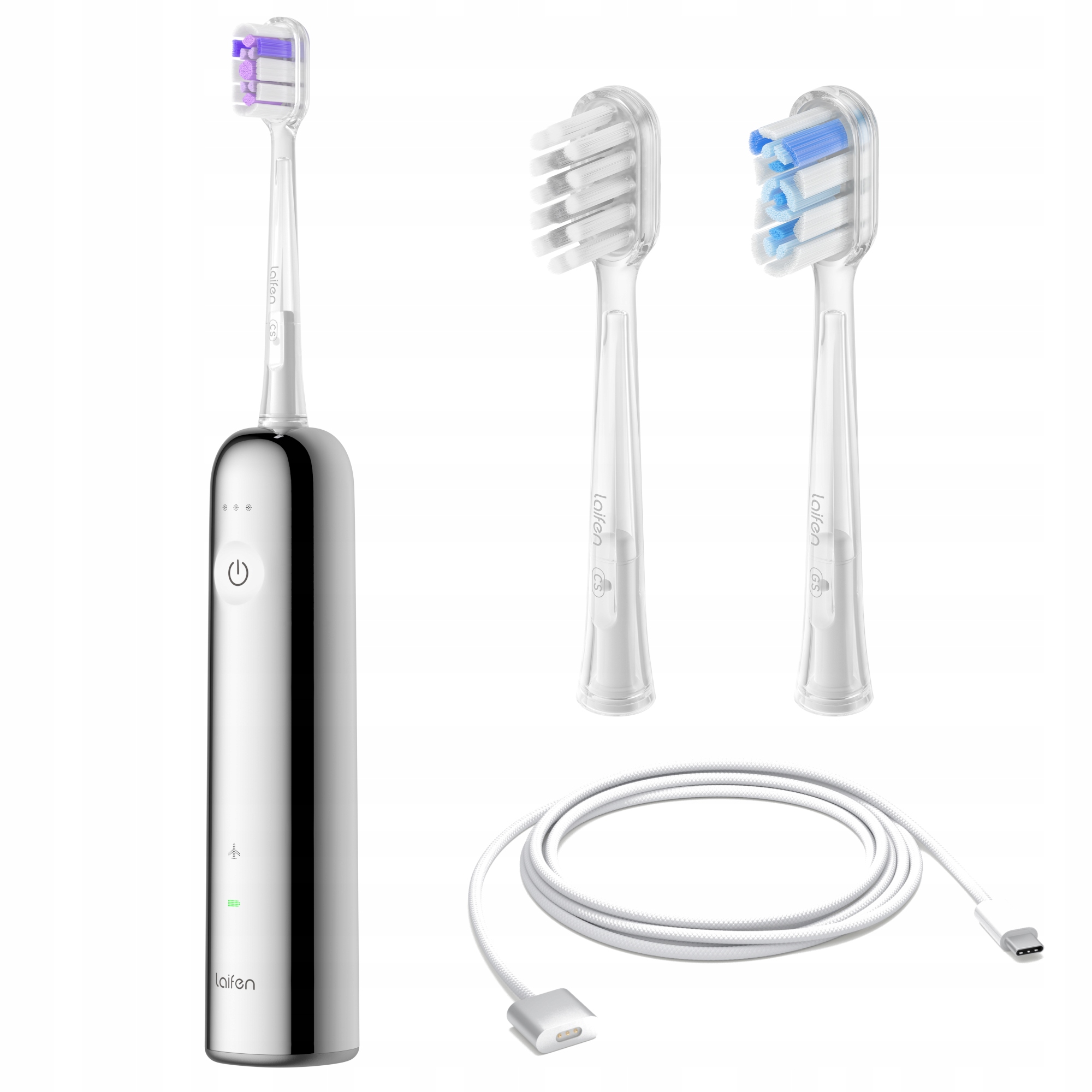 Szczoteczka Do Zębów Soniczna Laifen Wave Stainless Steel Srebrna 7C81