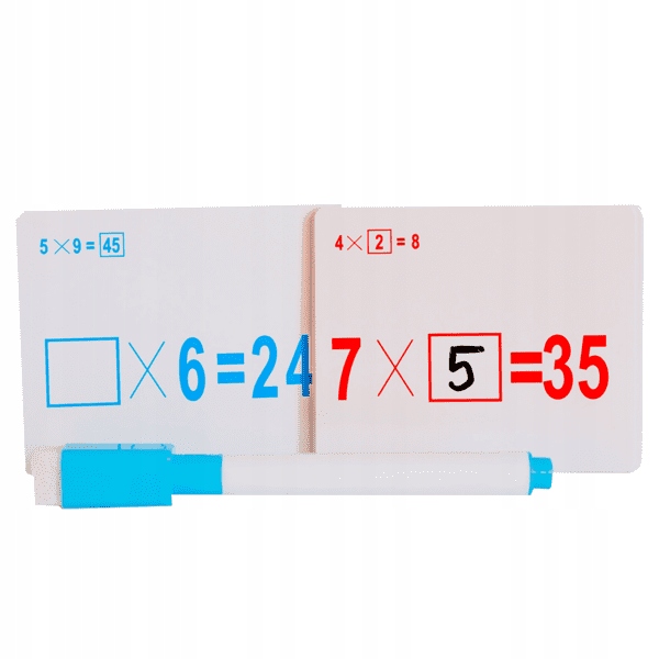 GENIALNY DZIECIAK FISZKI ARYTMETYCZNE NAUKA MNOŻENIA MNOŻENIE 5+ ASKATO Kod producenta 110202