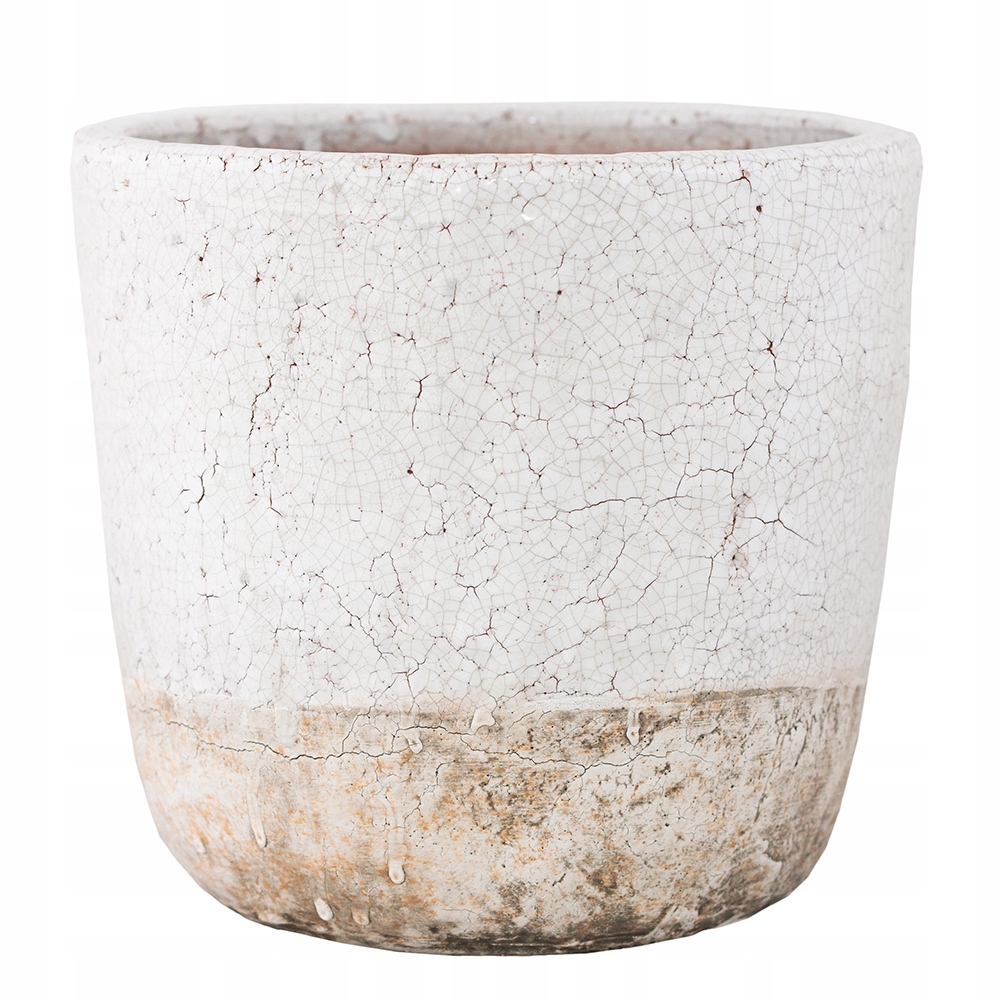 

Donica Ida ceramiczna biała śr. 20cm