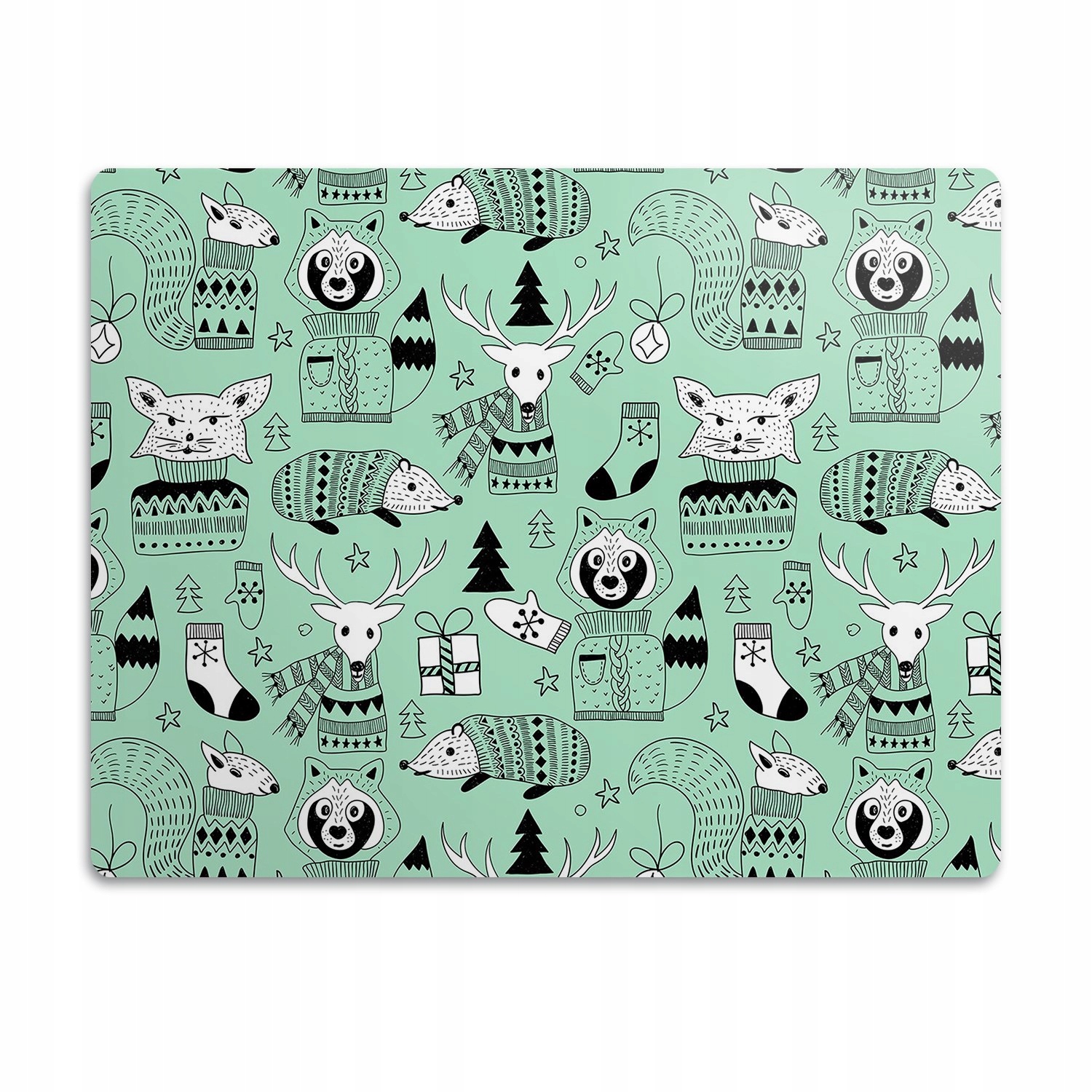 Levně Pro kočky podložka pod záchod Lesní zvířátka 60x40 cm