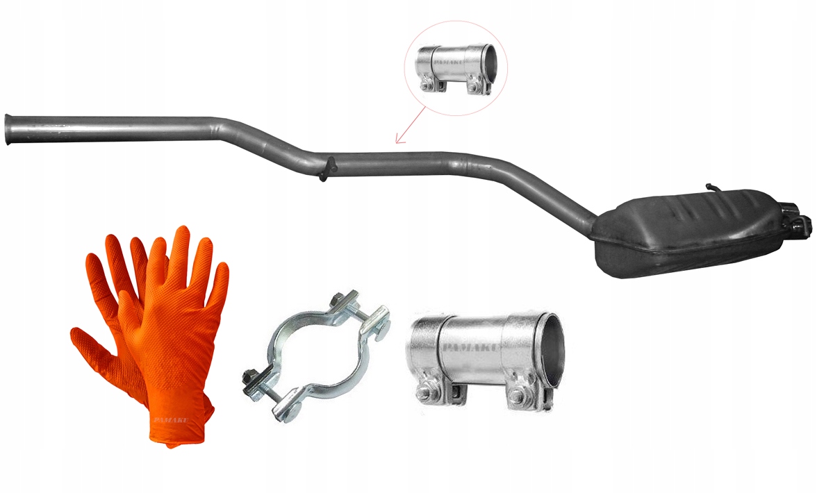 Mercedes W204 C180 C200 C220 C250 2.2 CDi (od roku 2001) Sedan Tlumič