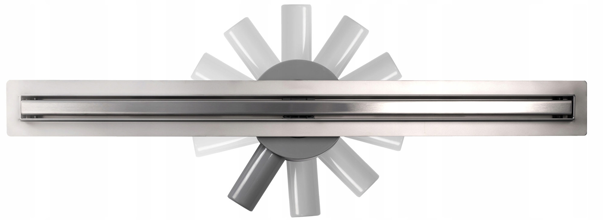 ODPŁYW LINIOWY ECO360 SLIM 60 CHROM - CALANI Długość 60 cm