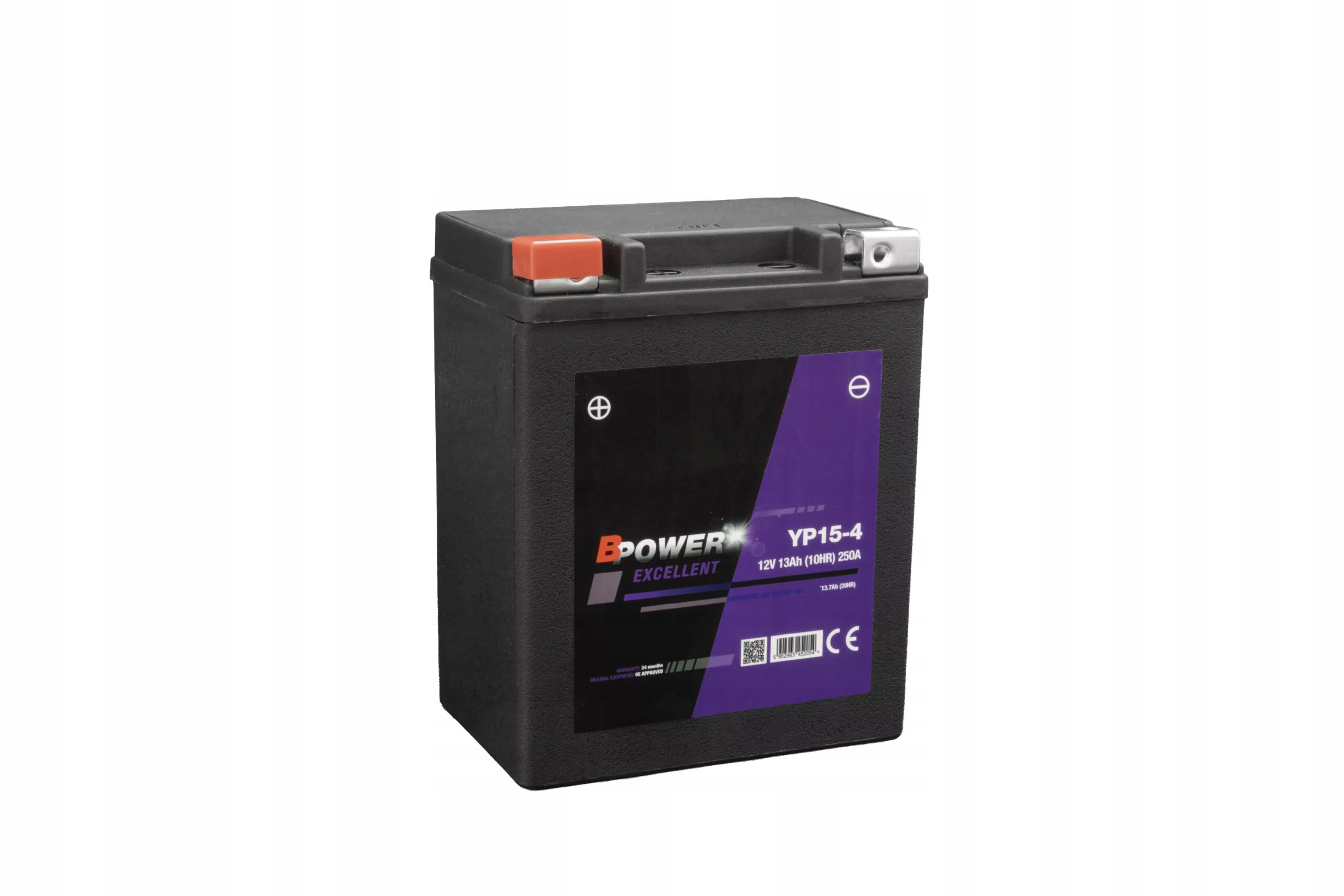 Batéria Bpower Excellent Agm YP15-4 12V 13Ah 250A L+ YTX14AH-BS, YB14-A2