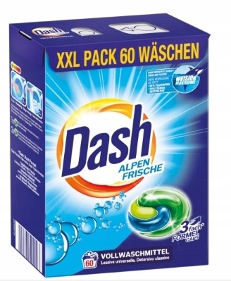 

Dash Alpen Frische 60 sztuk Kapsułki do Prania