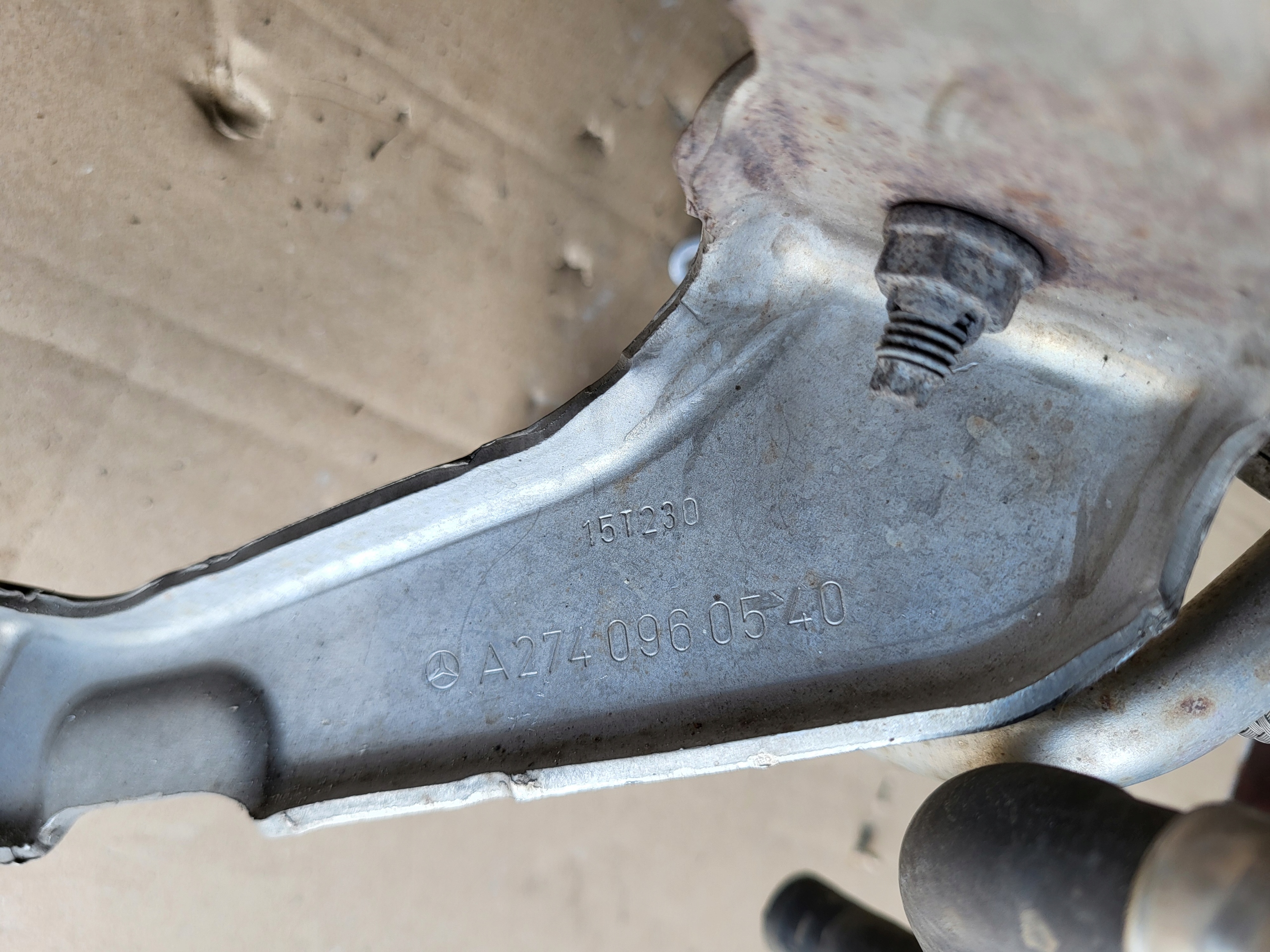 turbo complete exhaust manifold MERCEDES C E W205 W213 2.0 CGI