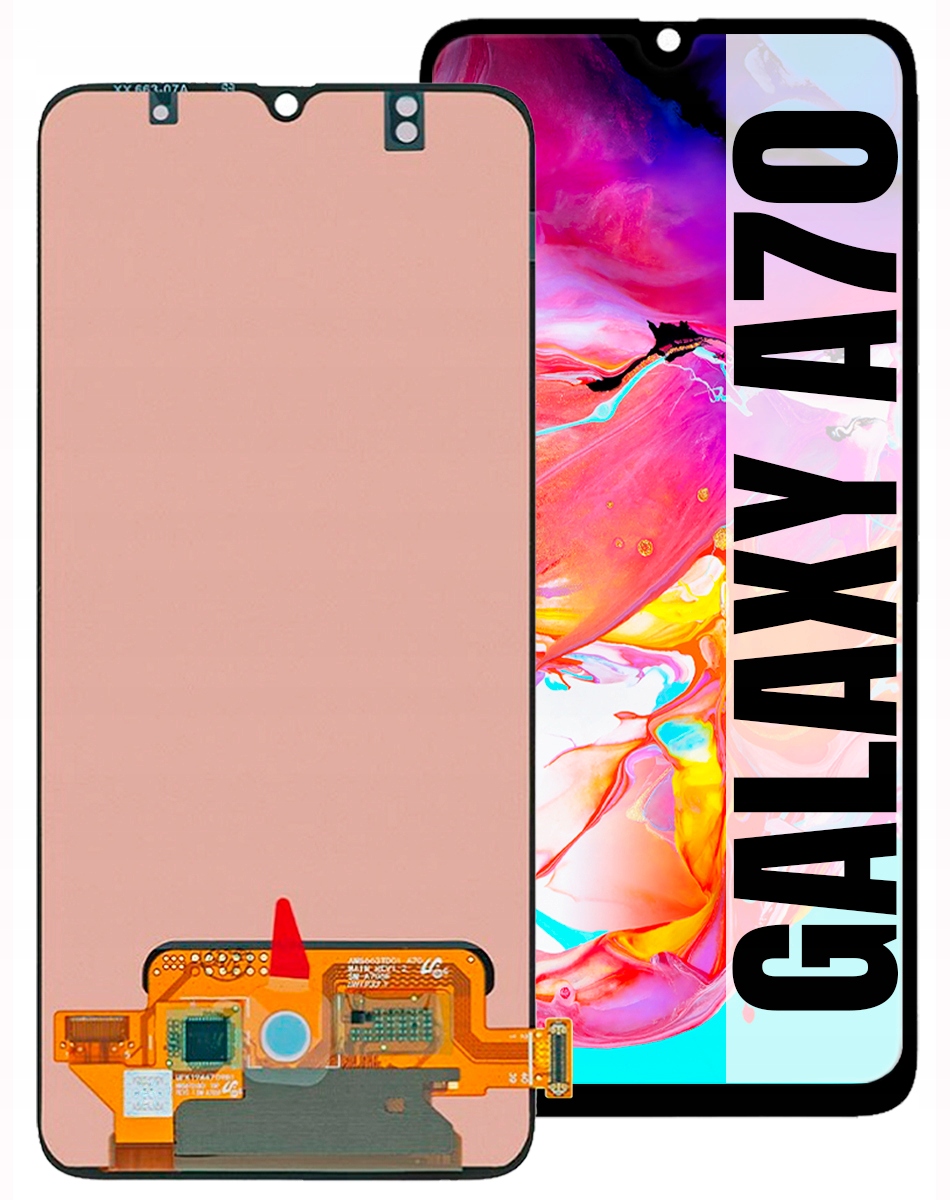 Displej Pro Samsung Galaxy A70 Plná Velikost 6,7" Oled LCD Displej