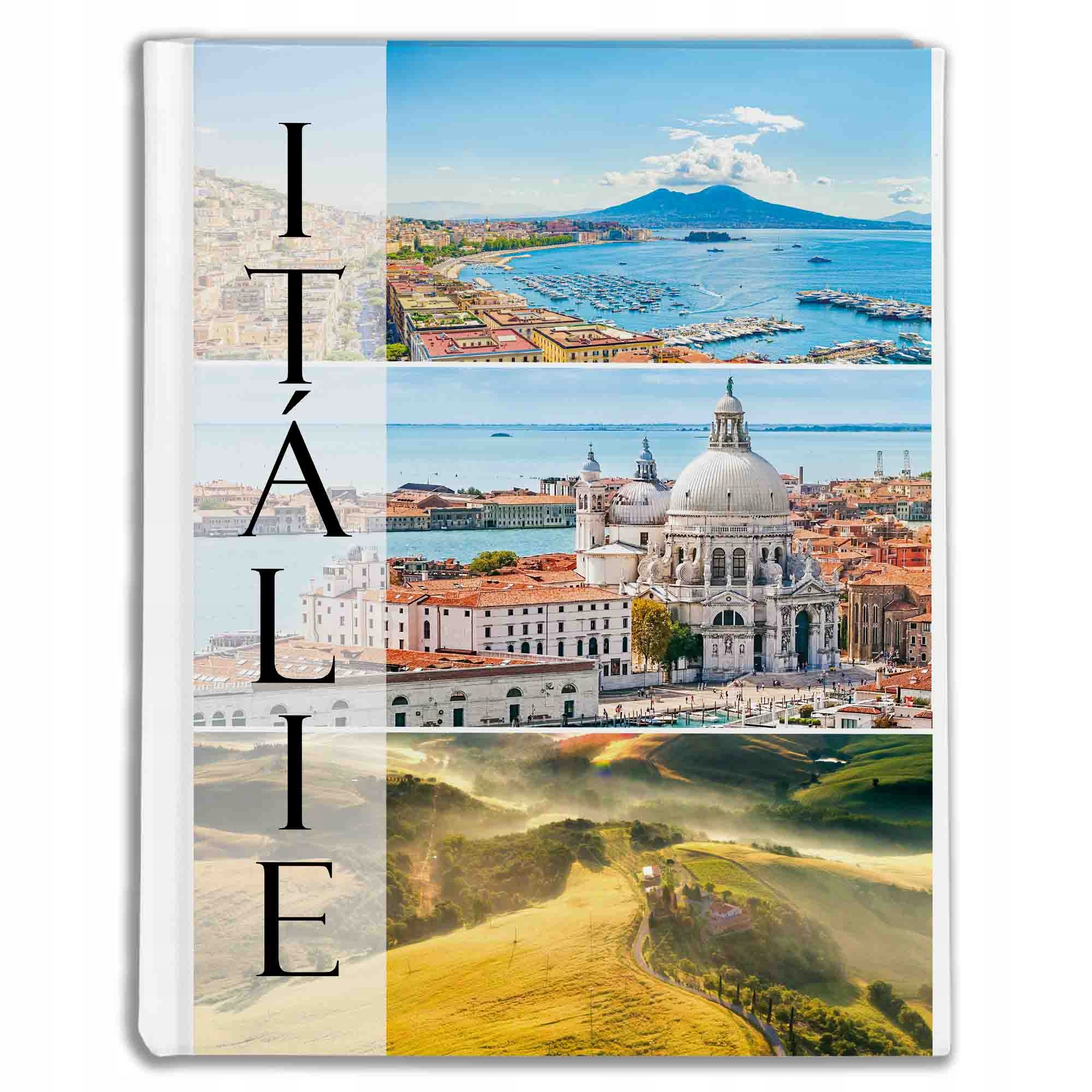 Tradiční album na fotografie s 60 černými listy 19,5x26 cm Italský design 751(cz)