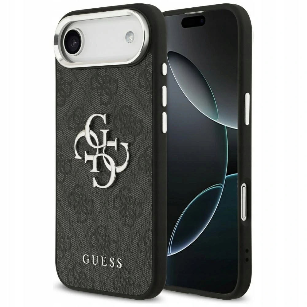 Guess – Hardcase Big 4G Logo Classic Logo obal na iPhone 17 Air – czarny