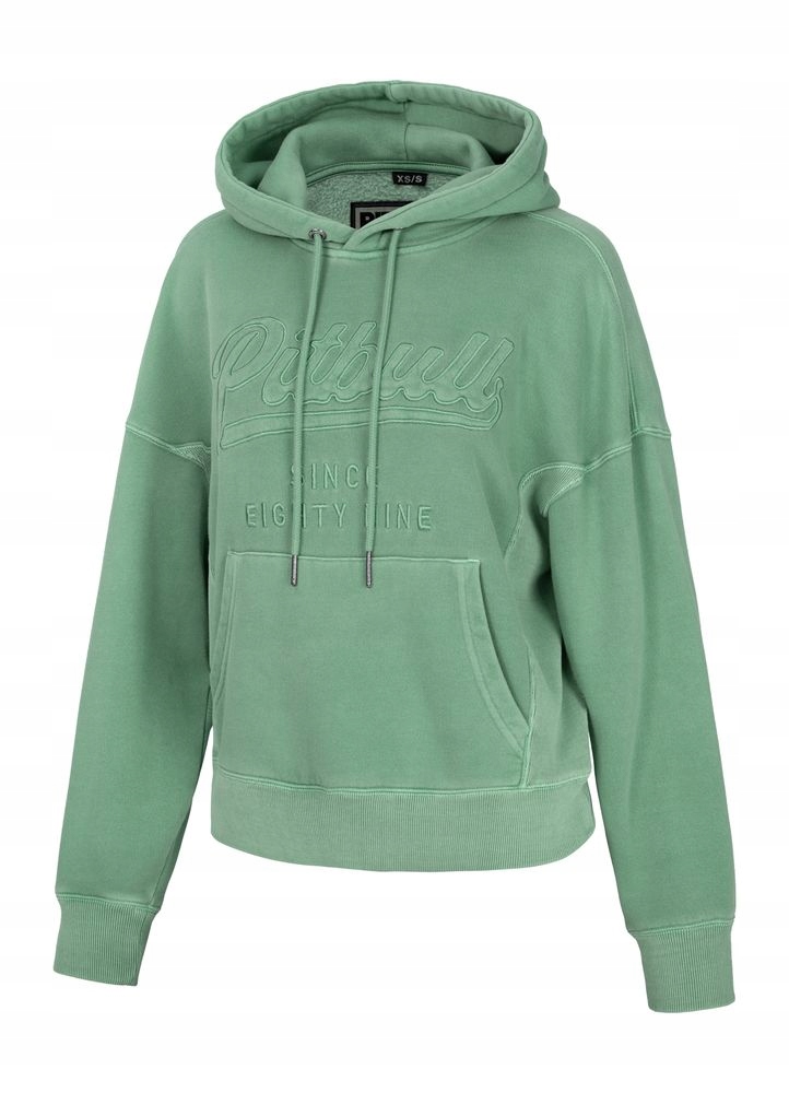Dámská Mikina s kapucí Pitbull Oversize Mikina Washed Manzanita II Výšivka