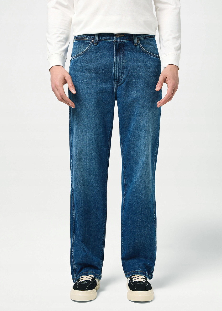 Pánské kalhoty Wrangler Loose Straight Retro Blue velikost W33 L30