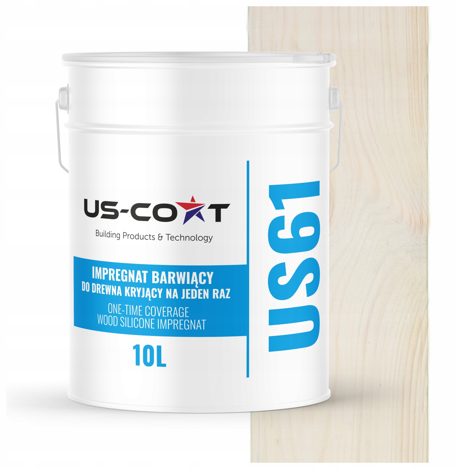 Dekoratívny Krycí Impregnát Na Drevo 10 L, Farba Uv Biela