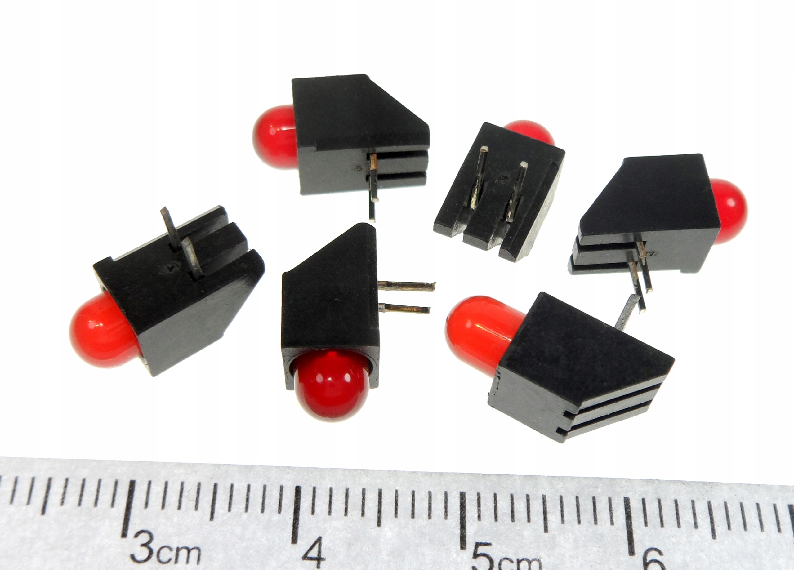 |STcs| LEDR5D dioda Led czerwona w oprawce 5mm do montażu w płytkę