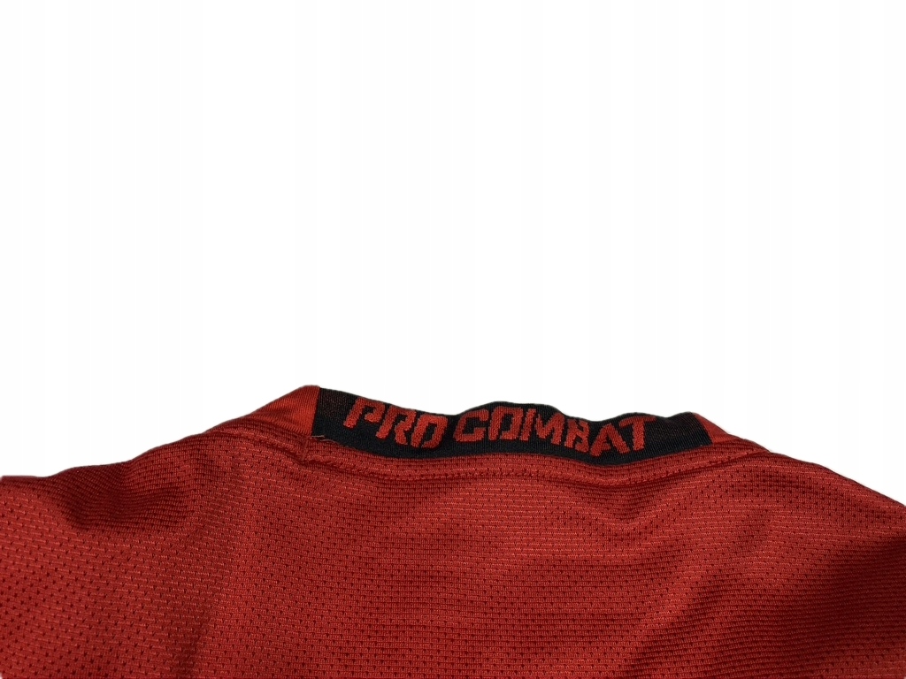 NIKE PRO COMBAT COMPRESSION KOSZULKA ROZMIAR S Kolor dominujący pomarańcze i czerwienie