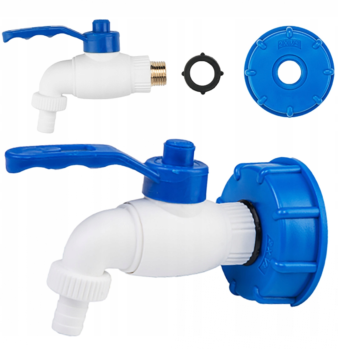 

Złącze Ibc Gw S60x6 z kranem 1/2" Bradas