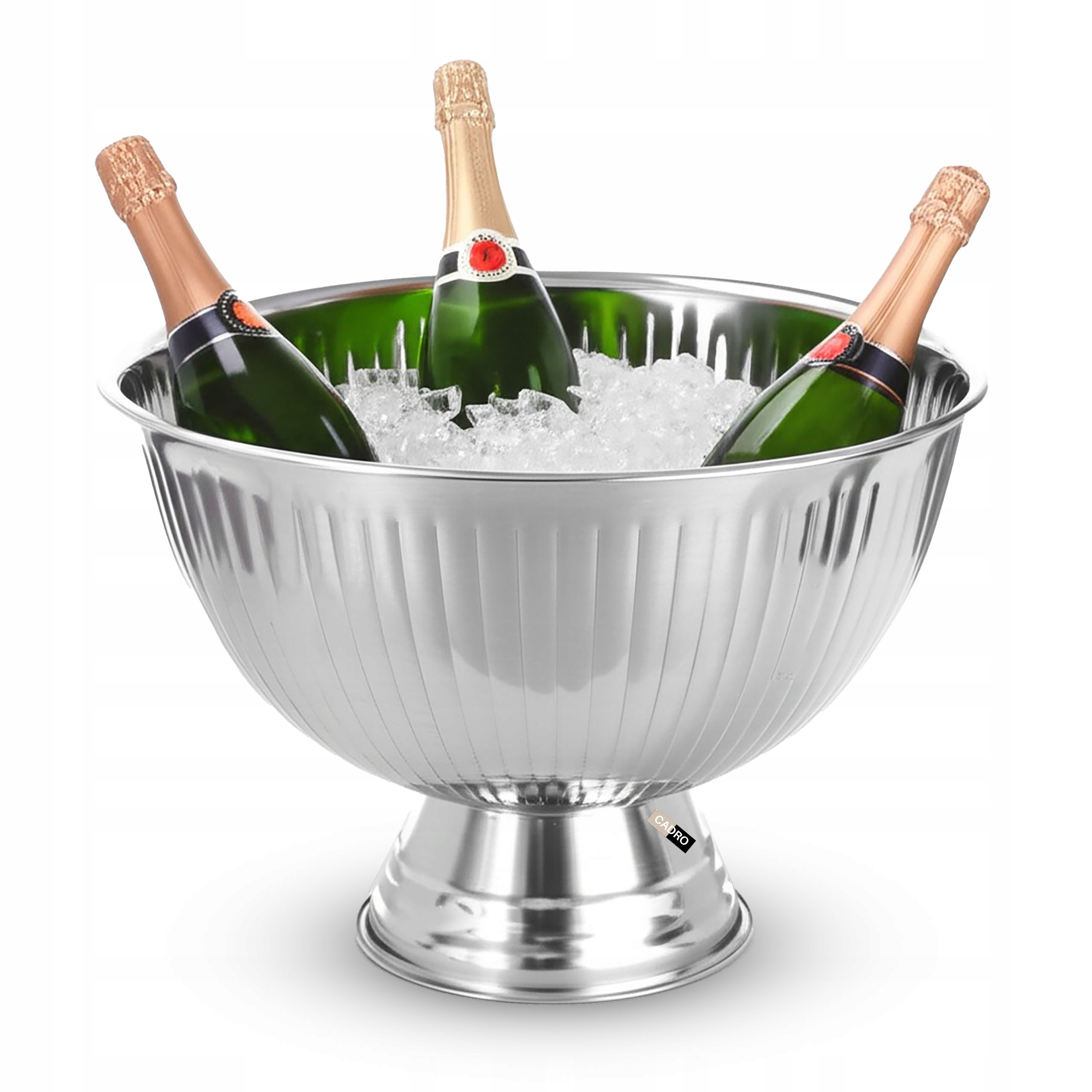 Nádoba na led pro chlazení šampaňského cooler na víno a alkohol miska 39,5 cm