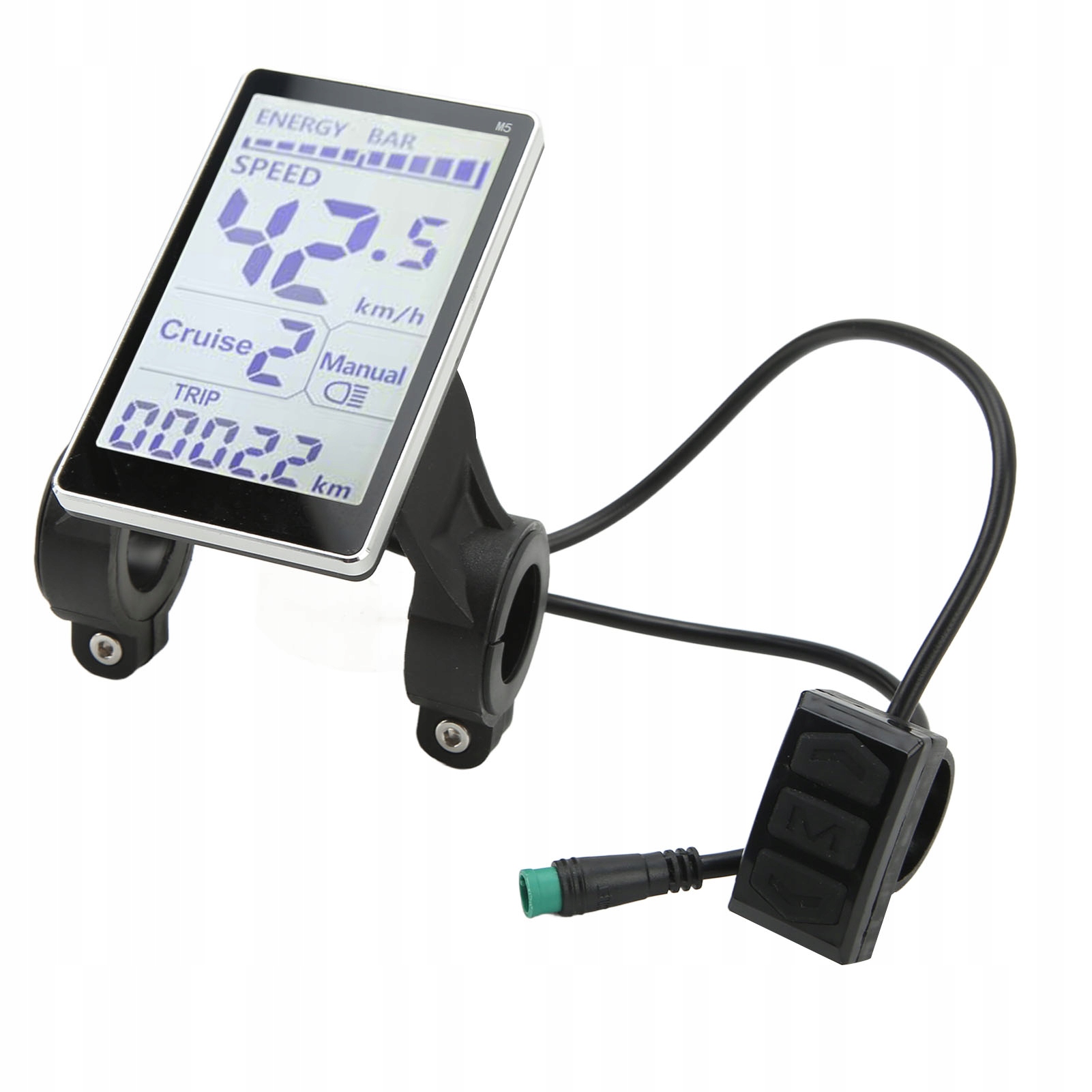 Miernik LCD Do Roweru Elektrycznego 5 Pin 24V 36V