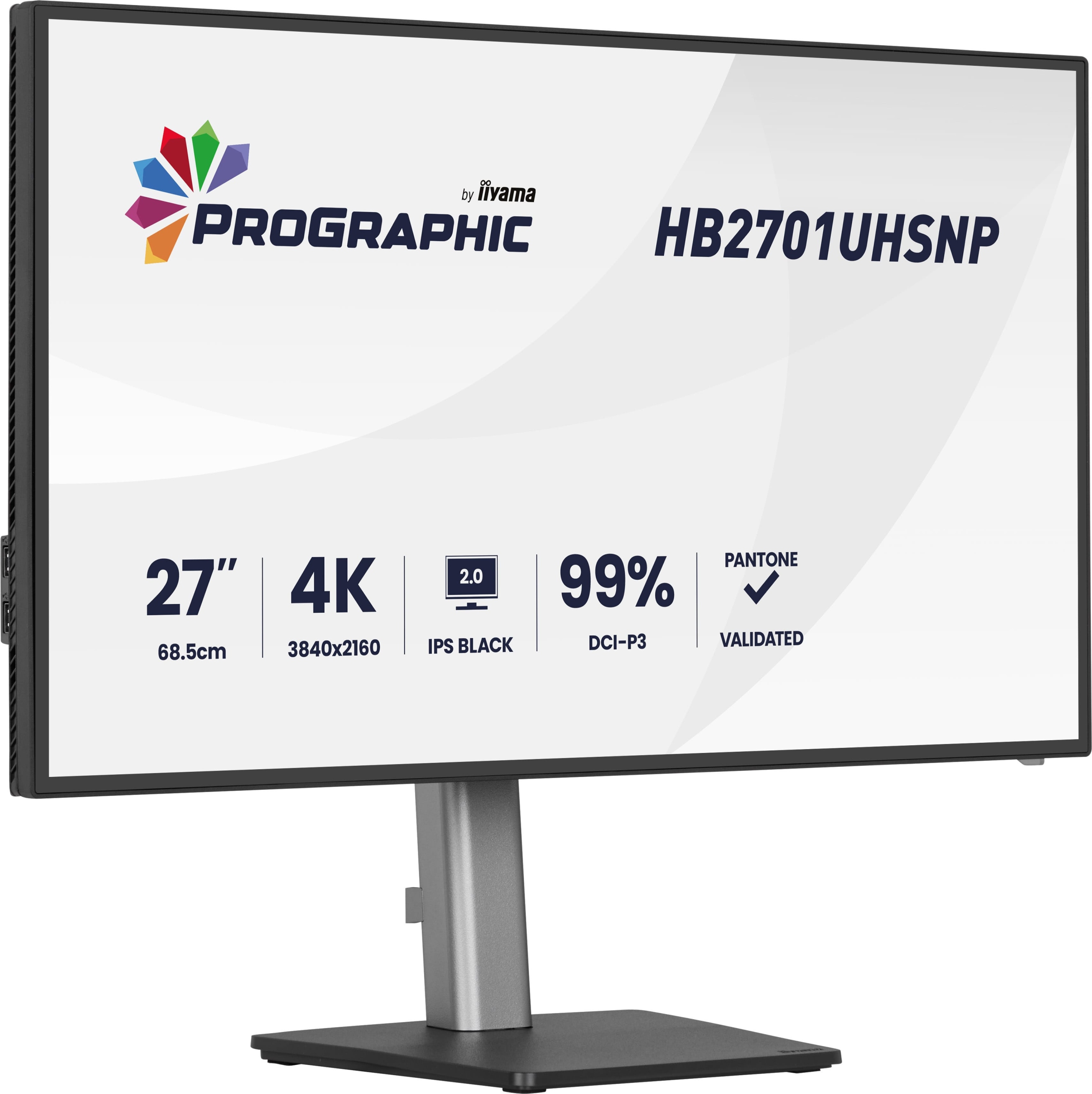 iiyama ProGraphic/ HB2701UHSNP-B1/ 27"/ Ips/ 4K Uhd/ 60Hz/ 4ms/ Čierna/…