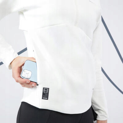 Bluza tenisowa z kapturem na krótki suwak Artengo Soft Dry 900 Kod producenta 8576483