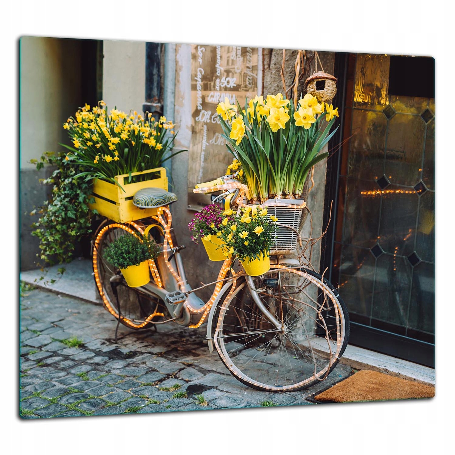 Skleněná Ochranná Deska Panel Lepidlo 65x60 Kolo Tvrzené sklo 7v1