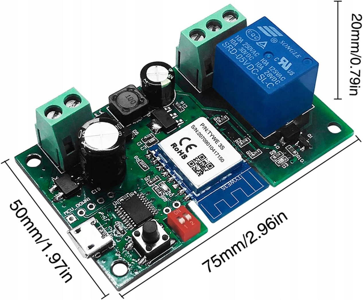 Moduł NEWGOAL TYWE3S Sterownik Tuya WIFI Brama Napęd Marka inny
